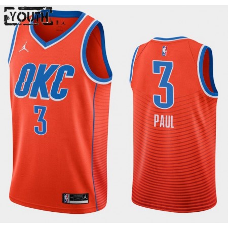 Kinder NBA Oklahoma City Thunder Trikot Chris Paul 3 Jordan Brand 2020-2021 Statement Edition Swingman